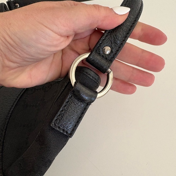 Auth VTG Y2K GUCCI Black Monogram Bag - Picture 12 of 12